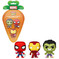 Funko Pocket Pop! Marvel 3-Pack Spider-Man, Hulk & Iron Man