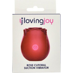 Loving Joy Rose Toy Clitoral Vibrator Κλειτοριδικός Δονητής 7cm Κόκκινος