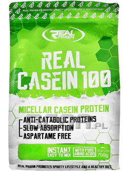 Real Pharm Real Casein Vanilla Πρωτεΐνη Γράμμωσης 700gr