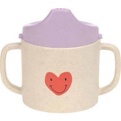 Laessig Happy Rascals Smile Εκπαιδευτικό Ποτηράκι με Χειρολαβές Lavender