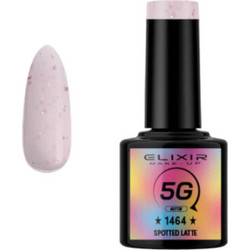 Elixir 5G 1464 Spotted Latte Glitter Ημιμόνιμο Βερνίκι Νυχιών 8ml