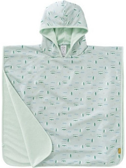 Fresk Surf Boy Παιδικό Πόντσο Θαλάσσης Microfiber Πράσινο Mint 59x59cm FR-SW2407-42