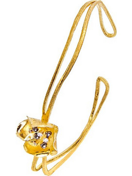 Million Diamonds Γυναικείο Βραχιόλι Βέργα από Χρυσό 14K BR3605