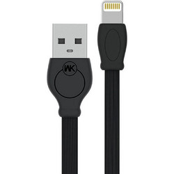 WK WDC-023 Flat USB-A to Lightning Cable 3m Black