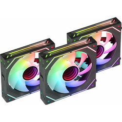 Mars Gaming MF-LINKFINITY Case Fan 120mm ARGB με Σύνδεση 4-Pin PWM 3τμχ
