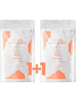 Etheleo Cocoa Natural Scrub Σώματος 2x300gr