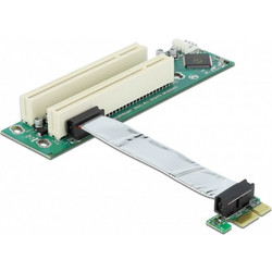 DeLOCK PCIe x1 To 2 x PCI Riser Card 0.9m