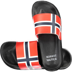 Norway 1963 Ανδρικές Παντόφλες Καλοκαιρινές Κολυμβητηρίου Μαύρες 831002