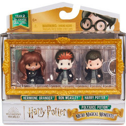 Spin Master Harry Potter Wizarding World Micro Magical Moments 3-Pack
