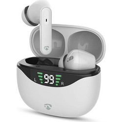 Nedis HPBT2450WT Ακουστικά Bluetooth In Ear White