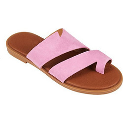 Elenross Γυναικεία Σανδάλια Suede Ροζ GS06785W