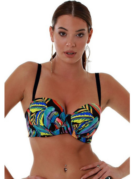 Bluepoint Summer Fever Bikini Top με Ενίσχυση Πολύχρωμο 24066124E-02