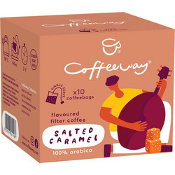 Coffeeway Αλατισμένη Καραμέλα καφές Φίλτρου σε Φακελάκια 10τεμ x7.5gr Coffeewa φιλτρου