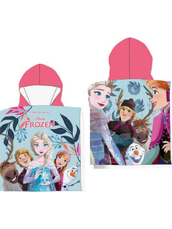 SUMMERtiempo Frozen Παιδικό Πόντσο Θαλάσσης Microfiber Γαλάζιο 50x100cm 623040