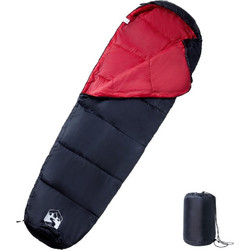 vidaXL Sleeping Bag Μονό 3 Εποχών Κόκκινο 94498