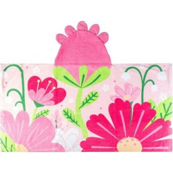 Stephen Joseph Flower Παιδικό Πόντσο Θαλάσσης Ροζ 60x117cm SJ100445