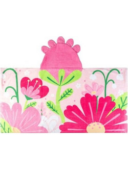 Stephen Joseph Flower Παιδικό Πόντσο Θαλάσσης Ροζ 60x117cm SJ100445