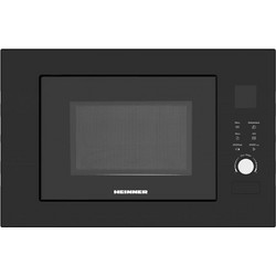 Heinner HMW-BI2360BK Εντοιχιζόμενος Φούρνος Μικροκυμάτων με Grill 23lt Μαύρος