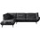Woodwell Emerald Γωνιακός Καναπές Δεξιά Γωνία Ανθρακί 274x203x88cm Ε9419,31
