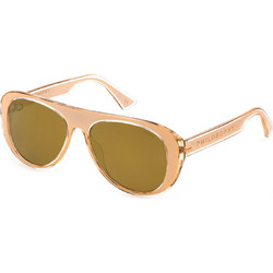 Lozza SL4255V 880G Γυναικεία Γυαλιά Ηλίου Aviator Κοκάλινα Πορτοκαλί με Καφέ Φακό