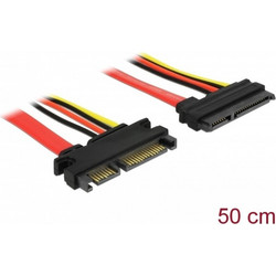DeLOCK 84361 Καλώδιο Σκληρού Δίσκου 22-Pin SATA to 22-Pin SATA 0.5m Multicolor