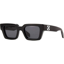 Off White OERI126 1007 Γυαλιά Ηλίου Τετράγωνα Κοκάλινα Μαύρα με Μαύρο Φακό