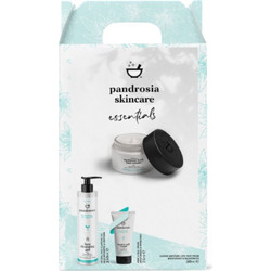 Pandrosia Skin Care Essentials Face Cream 50ml + Cleanser Gel 250ml + Hand Cream 75ml