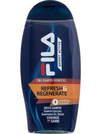 Fila Refresh & Regenerate Σαμπουάν & Αφρόλουτρο για Επανόρθωση 250ml