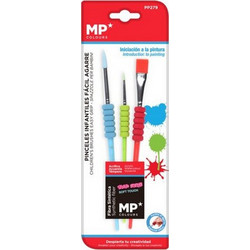 MP Easy Grip Σετ Πινέλα Ζωγραφικής 3τμχ PP279