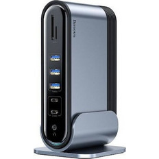 Baseus USB-C Docking Station με HDMI 4K PD Ethernet και Σύνδεση 2 Οθονών