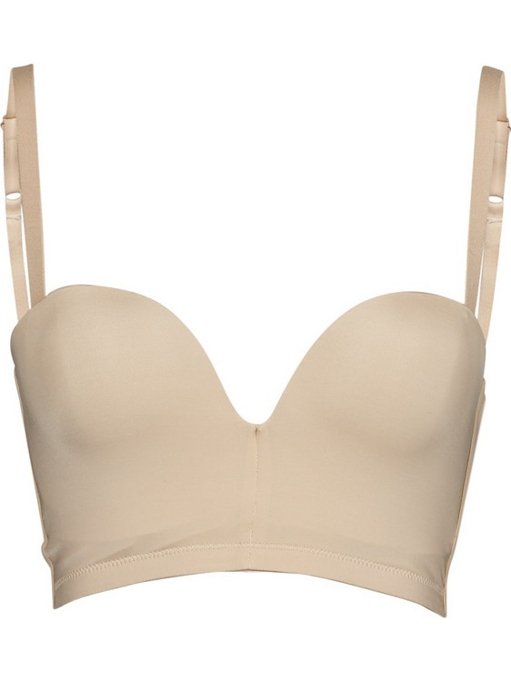 Wonderbra Ultimate Σουτιέν για Βαθύ Ντεκολτέ Push Up χωρίς Μπανέλα Μπεζ W0BHM-007