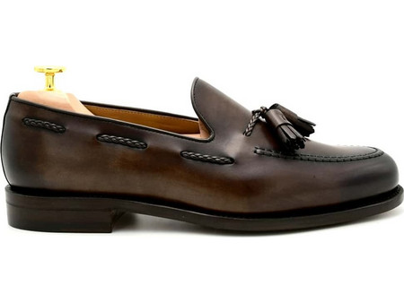 Berwick Ανδρικά Μοκασίνια Loafers Δερμάτινα Καφέ 4340