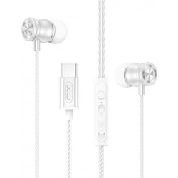 XO EP80 Handsfree In-Ear USB-C White