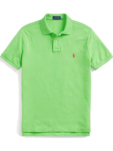 Polo Ralph Lauren Ανδρική Μπλούζα Polo Κοντομάνικη Πράσινη 710782592-019