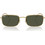 Ray-Ban RB3746 00131 Ανδρικά Γυαλιά Ηλίου Ορθογώνια Μεταλλικά Χρυσά με Μαύρο Φακό
