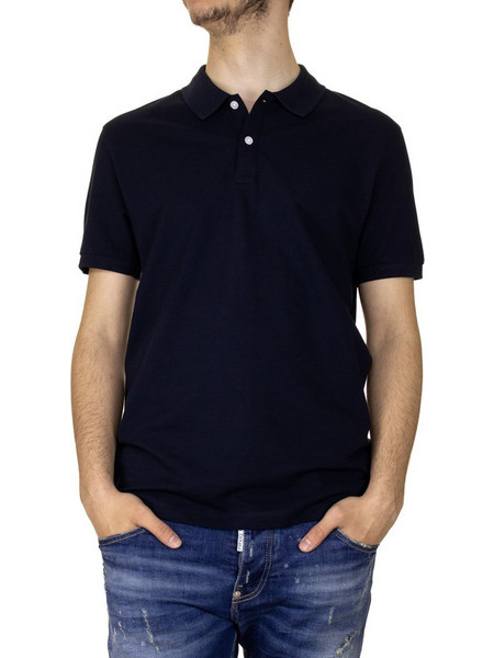 Celio Teone Ανδρική Μπλούζα Polo Κοντομάνικη Navy Μπλε