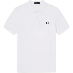 Fred Perry Ανδρική Μπλούζα Polo Κοντομάνικη Λευκή M6000-100