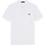 Fred Perry Ανδρική Μπλούζα Polo Κοντομάνικη Λευκή M6000-100