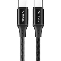 Mcdodo CA-5641 Braided USB-C to USB-C 60W 1m Black CA-5641