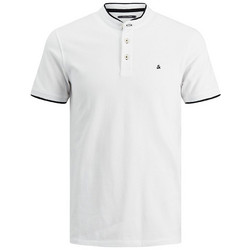 Jack & Jones Ανδρική Μπλούζα Polo Κοντομάνικη Λευκή 12199711
