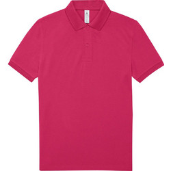 B&C Collection Ανδρική Μπλούζα Polo Κοντομάνικη Φούξια PU424