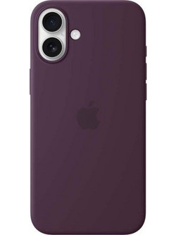 Apple Silicone MagSafe Back Cover Plum (iPhone 16 Plus)