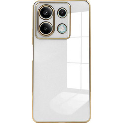 Bodycell Gold Plated Back Cover White (Xiaomi Redmi Note 13 Pro 5G)