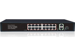 Anga CPE-6162BE Unmanaged L2 Switch με 16 Θύρες Ethernet 100Mbps και 2 SFP θύρες