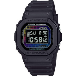 Casio G-Shock Ψηφιακό Ανδρικό Ρολόι Χρονογράφος με Μαύρο Καουτσούκ Λουράκι DW-5600RW-1ER