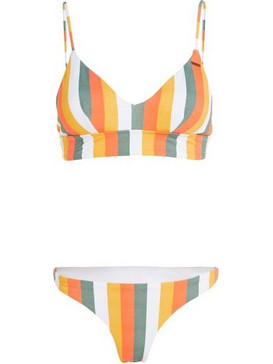 O'Neill Wave Skye Bikini Set Μπουστάκι Κίτρινο Πορτοκαλί Βεραμάν 92800614229