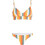 O'Neill Wave Skye Bikini Set Μπουστάκι Κίτρινο Πορτοκαλί Βεραμάν 92800614229