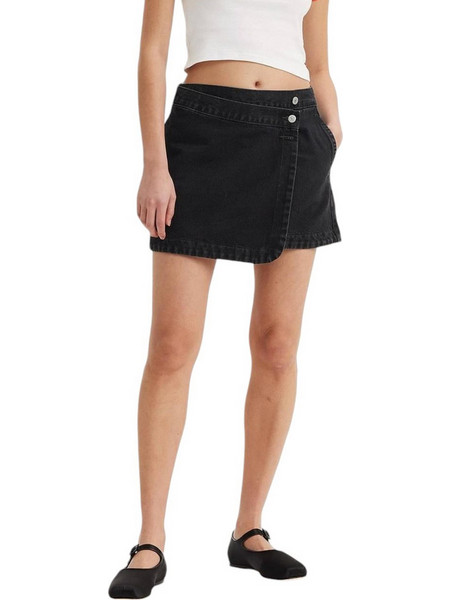 Levi's Μίνι Φούστα Τζιν Φάκελος Μαύρη A8723-0001