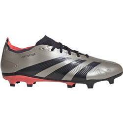 Adidas Predator League FG IF6349 Ποδοσφαιρικά Παπούτσια με Τάπες Ασημί Μαύρα