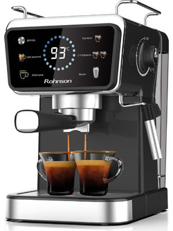 Rohnson R-98015 Αυτόματη Μηχανή Espresso 1350W 20bar
